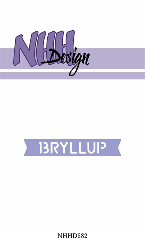  NHH Design dies Bryllup 6,3x1,3cm